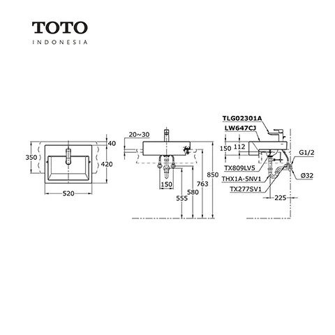 TOTO LW 647 CJT1