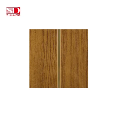 Shunda Plafon Natural Wood Brow Gold Drain Lembar - Surabaya