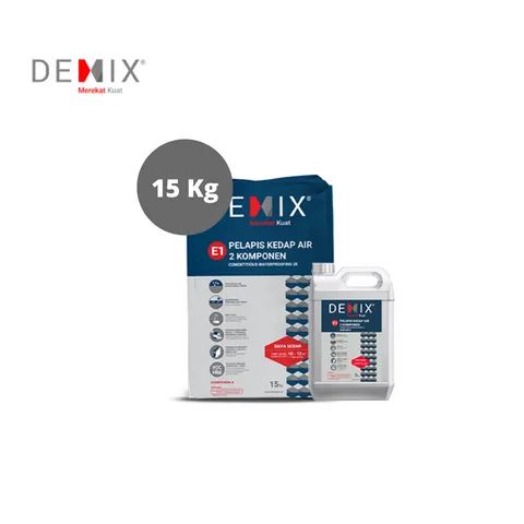 Demix E1 Pelapis Kedap Air Waterproofing 15 Kg Sak - Surabaya