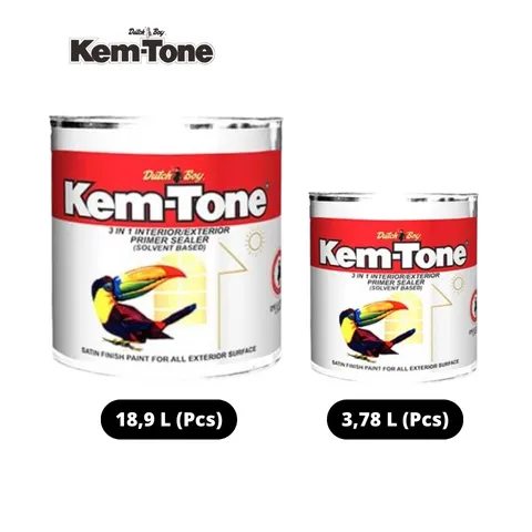 Kem-Tone 3 In 1 Alkali Resisting Primer (Solvent Base) 3.78 Liter - Surabaya