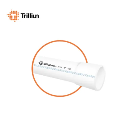 Trilliun Pipa PVC Basics AW Putih 1" Putih - Sinar Gemilang