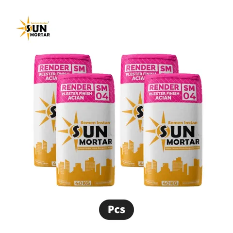 Sun Mortar Render 40 Kg Sak - Surabaya