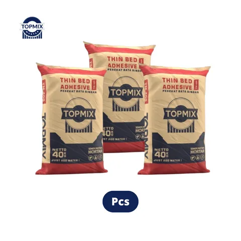 Top Mix Mortar TM 400 Perekat Bata Ringan 40 Kg Sak - Surabaya