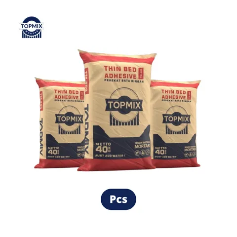 Top Mix Mortar TM 400 Perekat Bata Ringan 40 Kg Sak - Surabaya