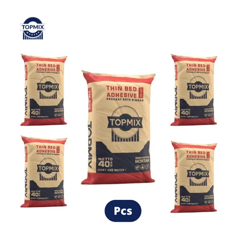 Top Mix Mortar TM 400 Perekat Bata Ringan 40 Kg Sak - Surabaya