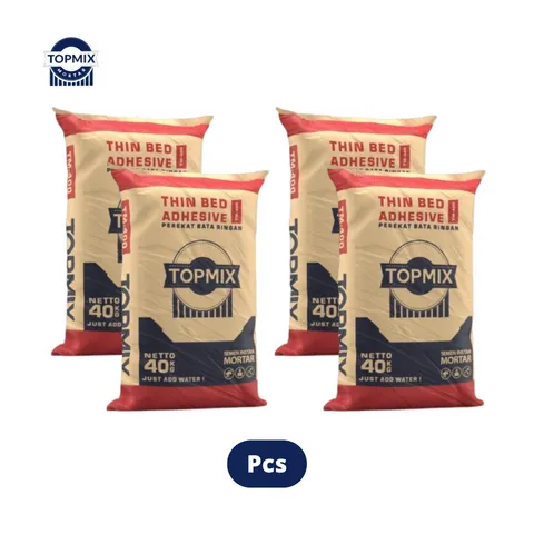 Top Mix Mortar TM 400 Perekat Bata Ringan 40 Kg Sak - Surabaya