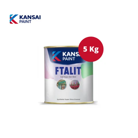 Kansai Paint Ftalit Cat Kayu & Besi 5 Kg 125-Grass Green - Surabaya