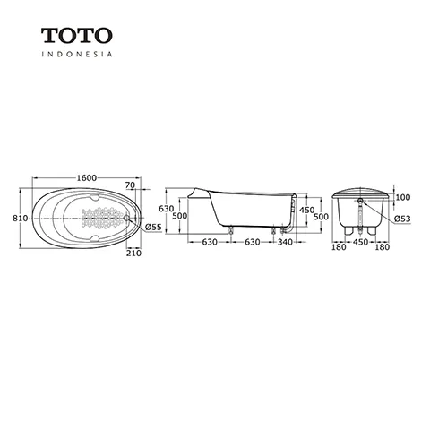 TOTO PPY 1610 HPTE Pcs - Surabaya