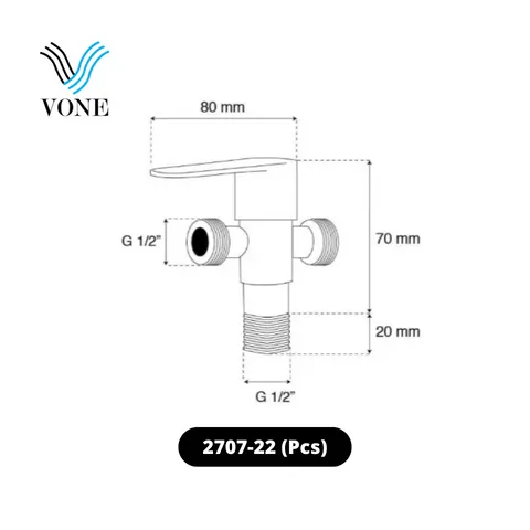 Vone Stop Kran Air Toilet 2707-22