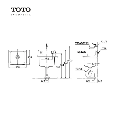 TOTO SK 322 E