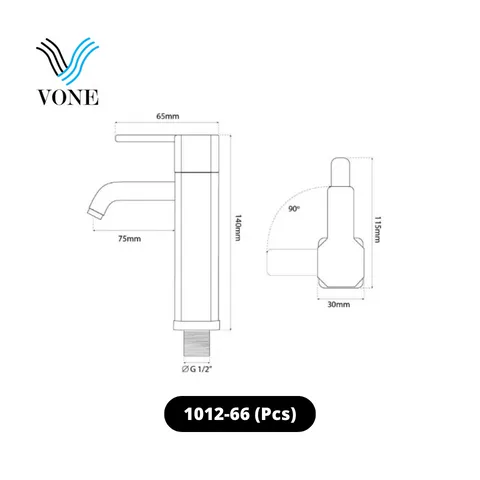 Vone Kran Wastafel 1012-66