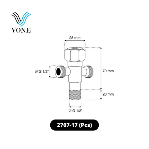 Vone Stop Kran Air Shower 2707-17 Pcs - Surabaya