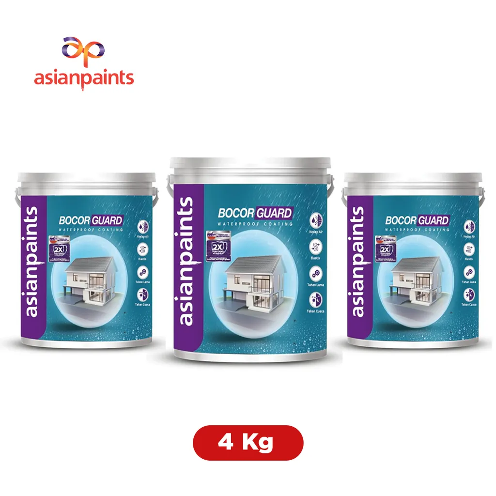 Asian Paints Bocor Guard 4 Kg A002- Abu abu - Mubarok