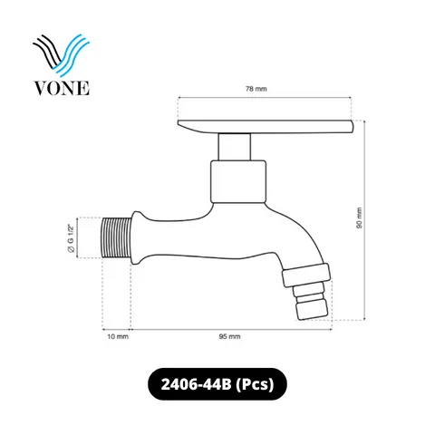 Vone Kran Air Taman 2406-44B Pcs - Surabaya