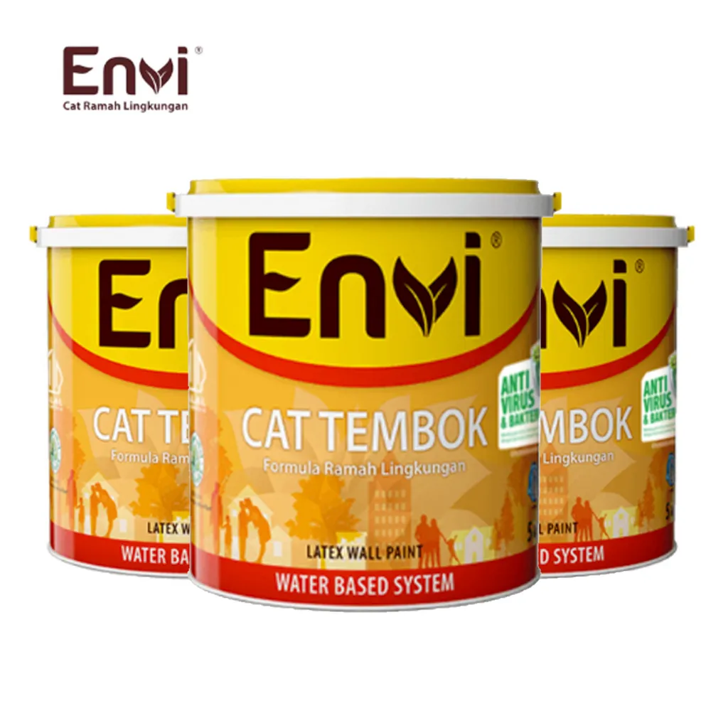 Indaco Envi Cat Tembok 1 Kg 845 Brilliant White - Sahabat Baru 2