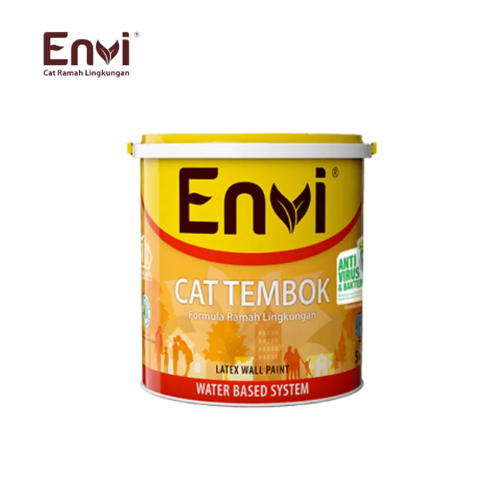 Indaco Envi Cat Tembok 1 Kg 800 Black - Sahabat Baru 2