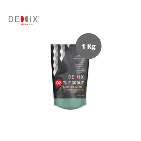 Demix D2 Tile Grout Tahan Cairan Asam 1 Kg Cement Grey - Surabaya