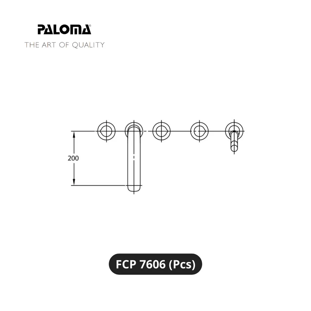 Paloma FCP 7606 Kran dan Shower Bathtub Pcs - Surabaya