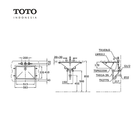 TOTO WENZAL LW 931 J