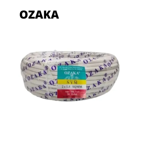 Ozaka Kabel NYM 2 x 1 mm Roll (50 m) - Surabaya