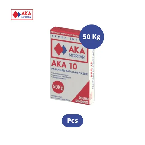 Aka Mortar Aka 10 Plester Bata 50 Kg Sak - Surabaya