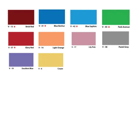 Paragon V-Tex Emulsion Paint 5 Kg V-19 Excellent Blue - Surabaya
