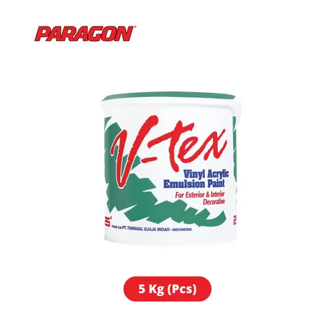 Paragon V-Tex Emulsion Paint 5 Kg V-13 Brick Red - Surabaya