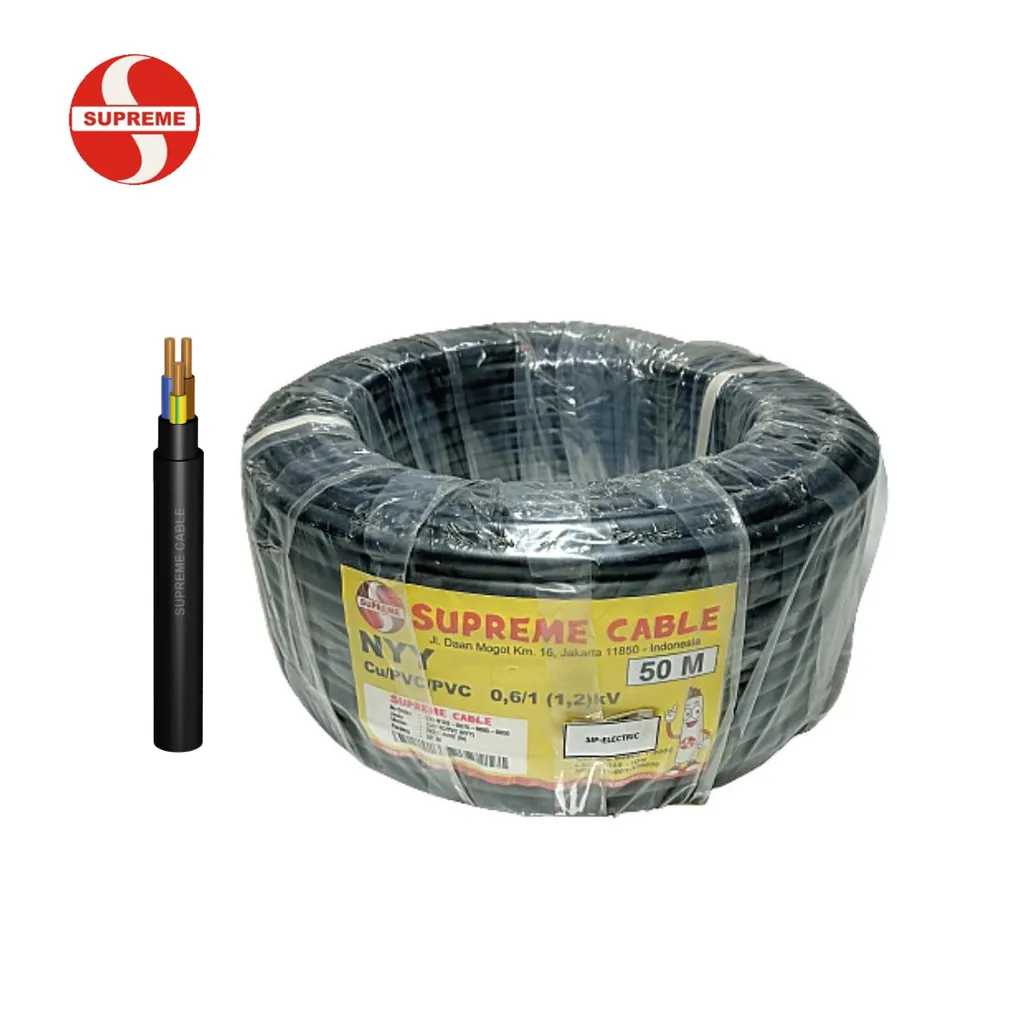 Supreme Kabel Listrik NYY 4 x 70 mm Meter - Merchant Gocement B2B