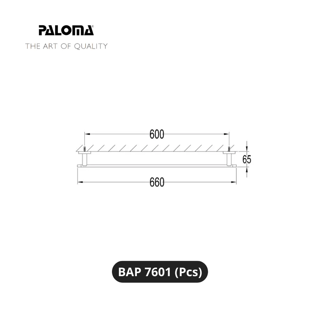 Paloma BAP 7601 Gantungan Handuk Dinding Pcs - Surabaya