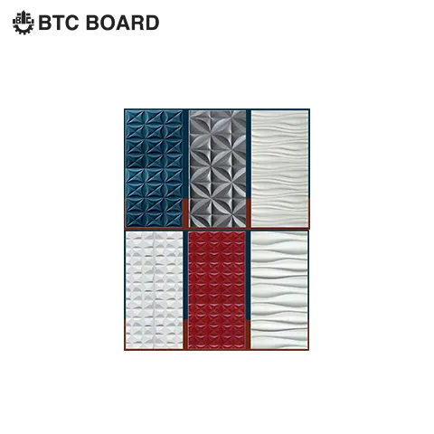 BTC 3D Wall Panel 15 Mm 1.22 Meter x 2.44 Meter - Surabaya