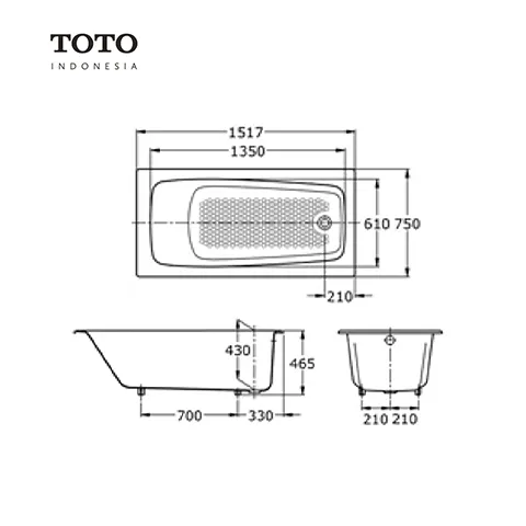 TOTO FBY 1520 PE Pcs - Surabaya