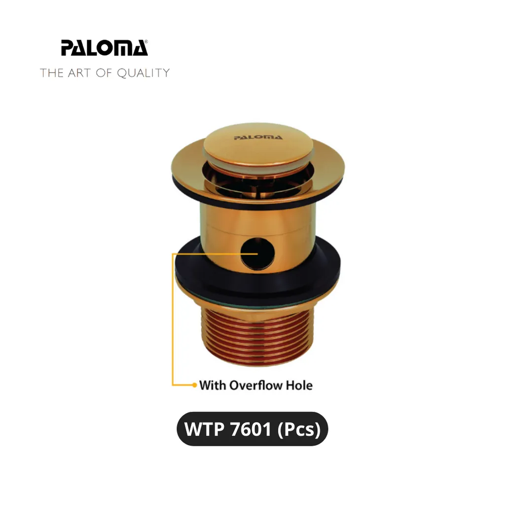 Paloma WTP 7601 Drain Pop-up Plug With Overflow Pcs - Surabaya