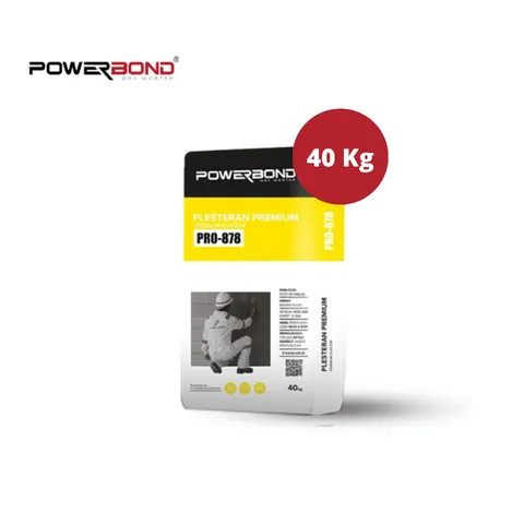 Powerbond Pro-878 Premium Plaster 40 Kg Sak - Surabaya