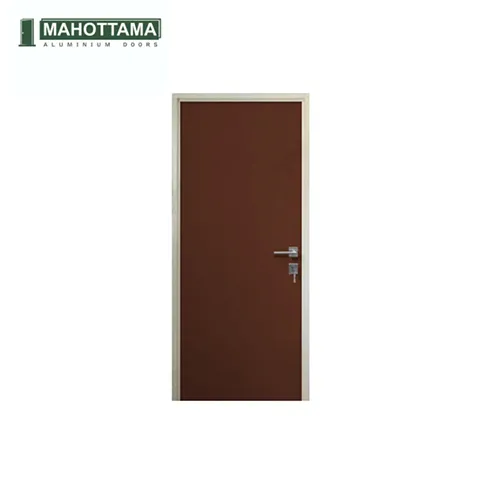Mahottama Mas05 Brown Ivory - Pintu Aluminium 100 x 240 Cm 100 x 240 Cm Kanan - Surabaya