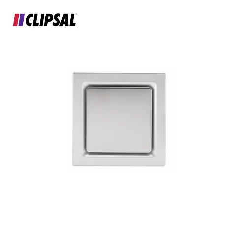Clipsal Airflow Exhaust Fan - Square Inset Grille 29 Cm x 29 Cm Putih - Surabaya