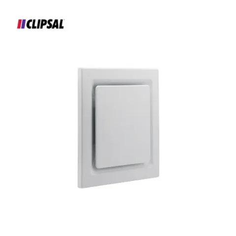 Clipsal Airflow Exhaust Fan - Square Inset Grille 29 Cm x 29 Cm Abu-Abu - Surabaya