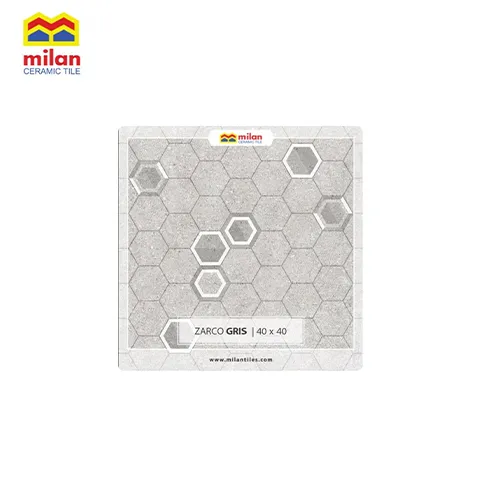 Milan Zarco Gris 40X40 Keramik Lantai Hexagonal 40 Cm x 40 Cm - Surabaya