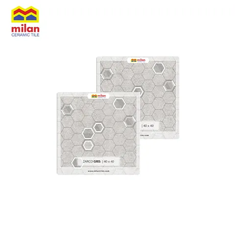 Milan Zarco Gris 40X40 Keramik Lantai Hexagonal 40 Cm x 40 Cm - Surabaya