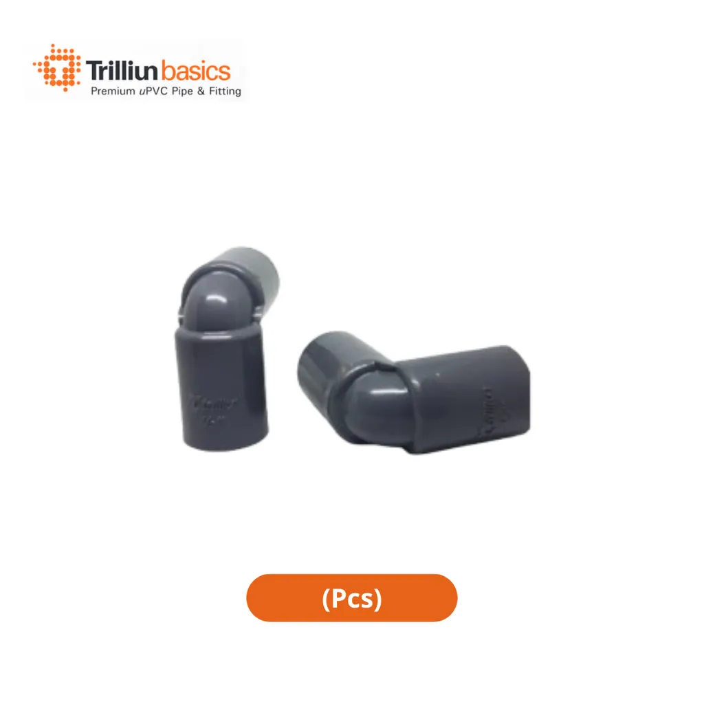 Trilliun Knee PVC JIS ½" - Surabaya