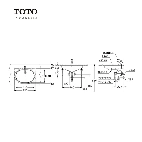TOTO L 546 N