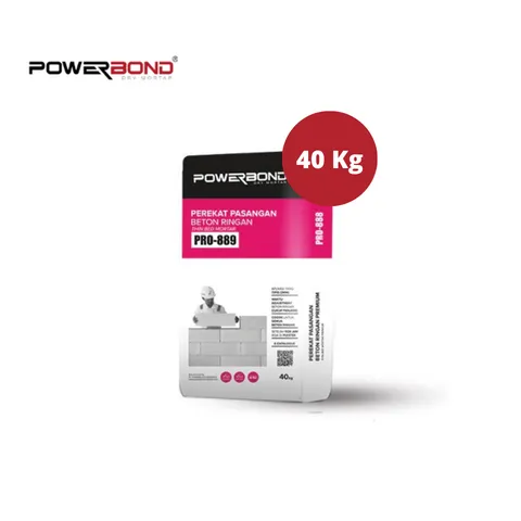 Powerbond Pro-889 Perekat Beton Ringan 40 Kg Sak - Surabaya