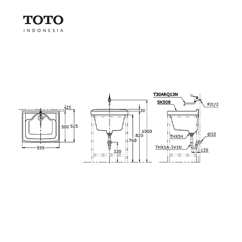 TOTO SK 508 Pcs - Surabaya