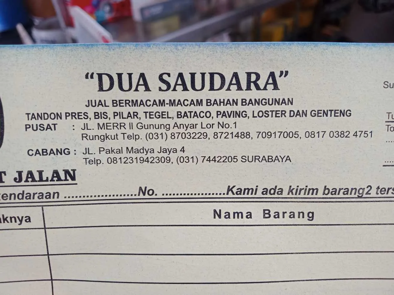 Dua Saudara, Pakal - Surabaya