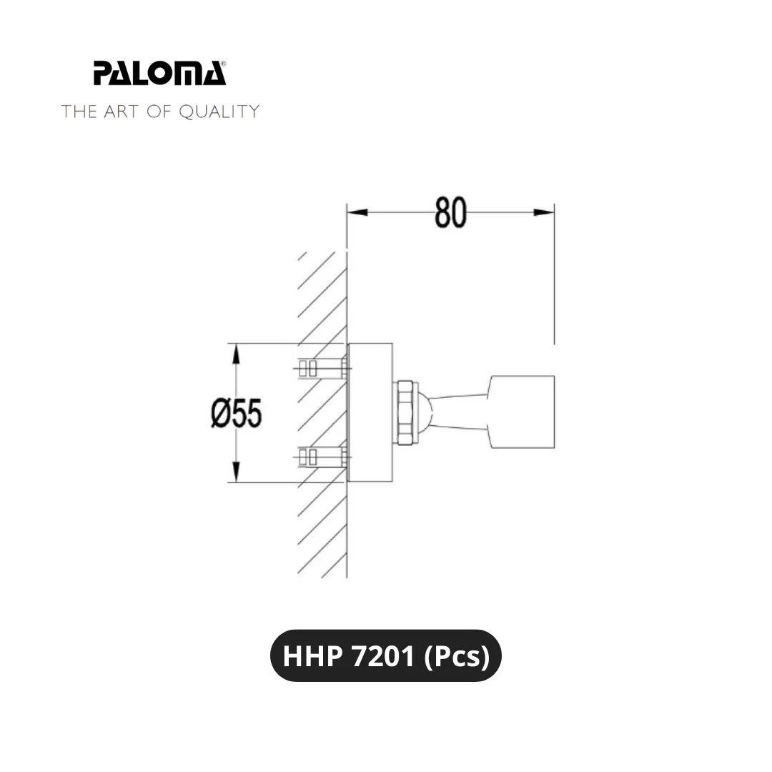 Paloma HHP 7201 Holder Hand Shower Pcs - Surabaya