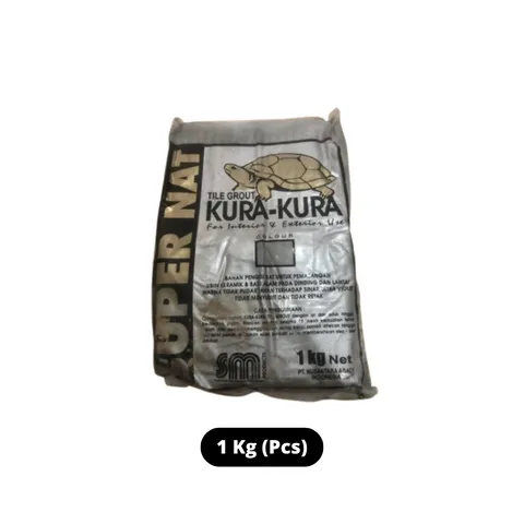 Kura - Kura Super Nat Tile Grout 1 Kg Hitam - Boma Jaya