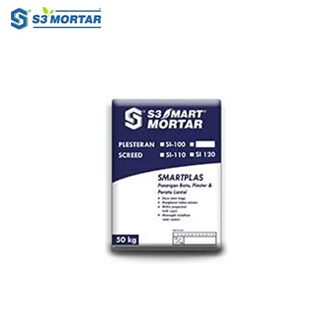 S3 Mortar SmartPlas FS (SI120) Floor Screed Ekstra 50 Kg - Surabaya
