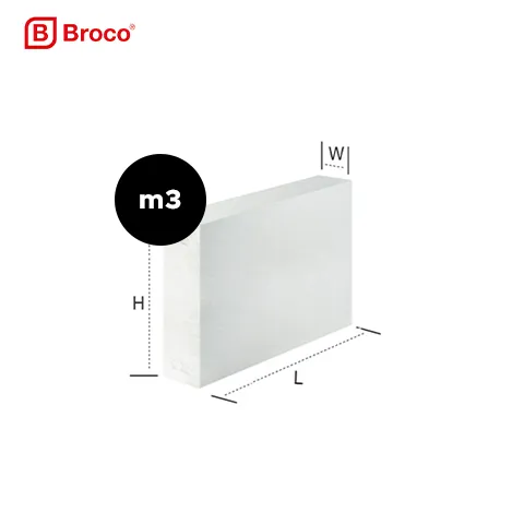 Broco Bata Ringan Jumbo m3 12.5 Cm 60 Cm x 40 Cm - Surabaya