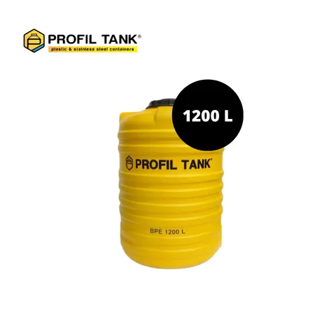 Profil Tank BPE 1200 Liter Kuning - Kaje Jaya Gemilang