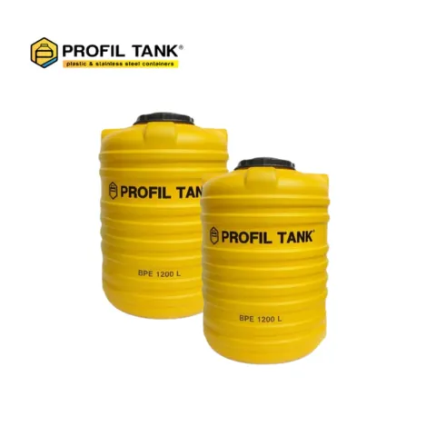Profil Tank BPE 1200 Liter Kuning - Kaje Jaya Gemilang