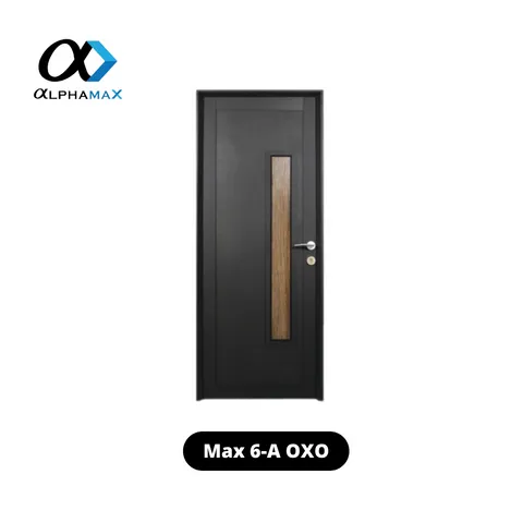 Alphamax Max 6A-OXO Bambu Pintu Aluminium Sand Black Metallic - Surabaya